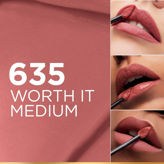 LOreal Paris Infallible Matte Resistance Lipstick, Transfer Resistant Formula - Lazy Sunday 150