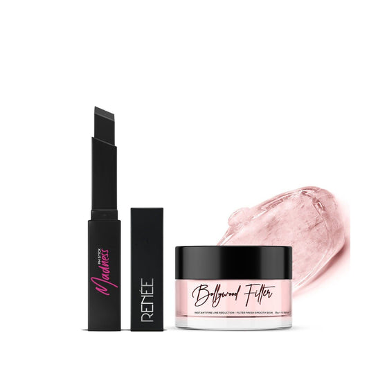 Renee Cosmetics Bollywood Filter Face Primer + Madness PH Stick Combo