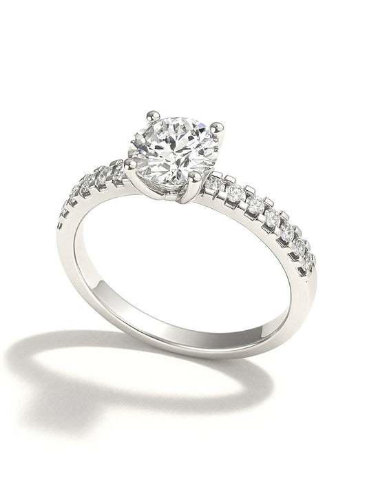 Lian 50 Pointer Lab Diamond Ring Graceful & Elegant