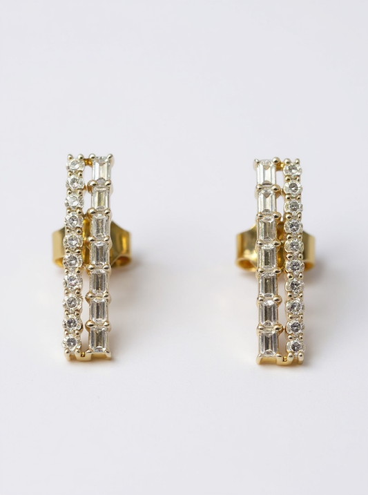 Chic Aurora Lab Diamond Earring