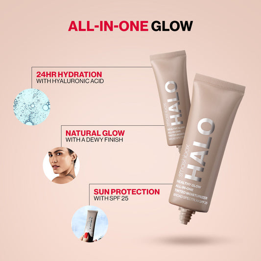 Smashbox Halo Healthy Glow All - In - One Tinted Moisturizer Foundation With SPF 25 (Skin Tint)
