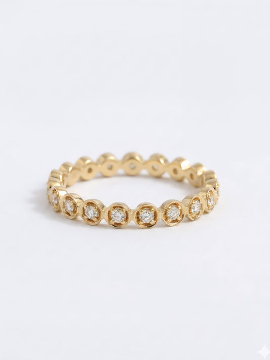 Wanyi Lab Diamond Ring - Modern Romance